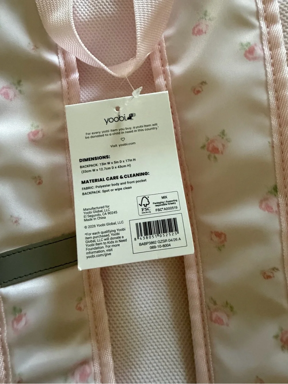 LoveShackFancy x Target Backpack Ballet Bloom New